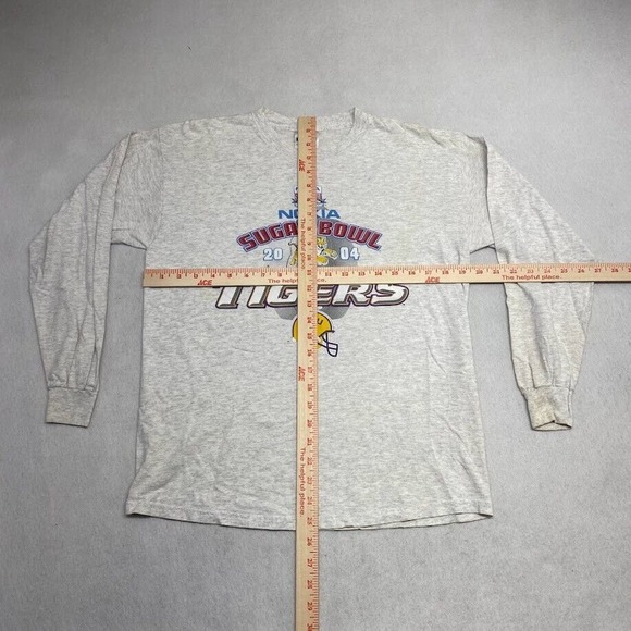 Kids Sugar Bowl Tigers LSU University Tee Thrifted Vintage Style Size XL - Picture 5 of 14